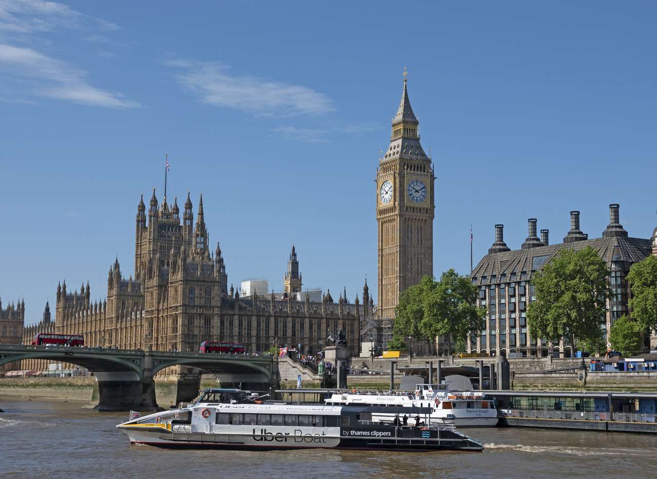 houses of parliament, London puzzle online from photo