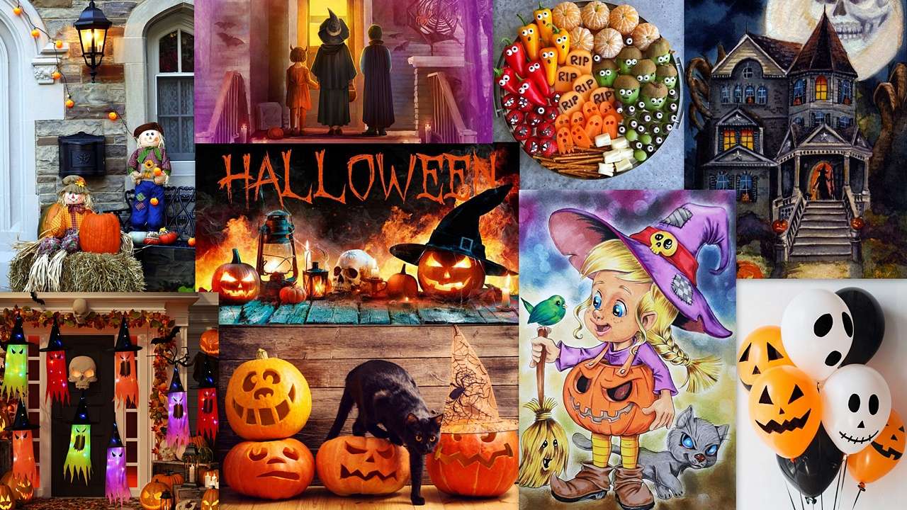 Halloween puzzle online din fotografie