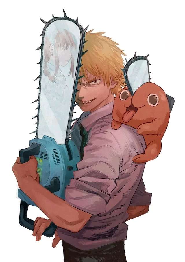 Homem Motosserra Personagens Idade, Homem Motosserra Anime Poster