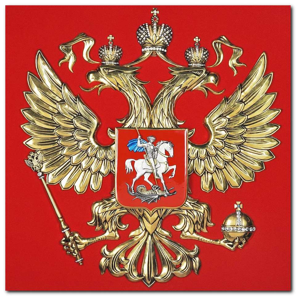 герб россии онлайн-пазл