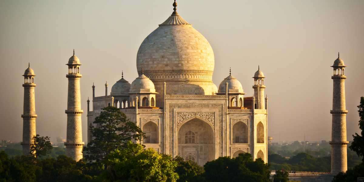Taj Mahal puzzle z fotografie