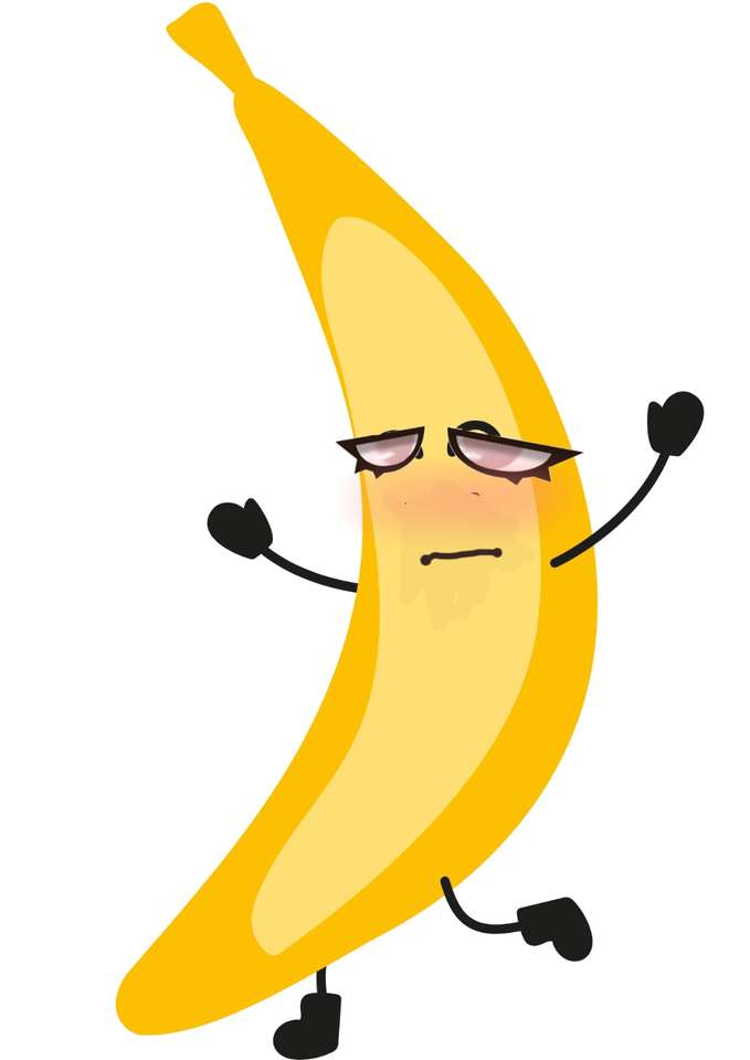 мързелив банан онлайн пъзел от снимка