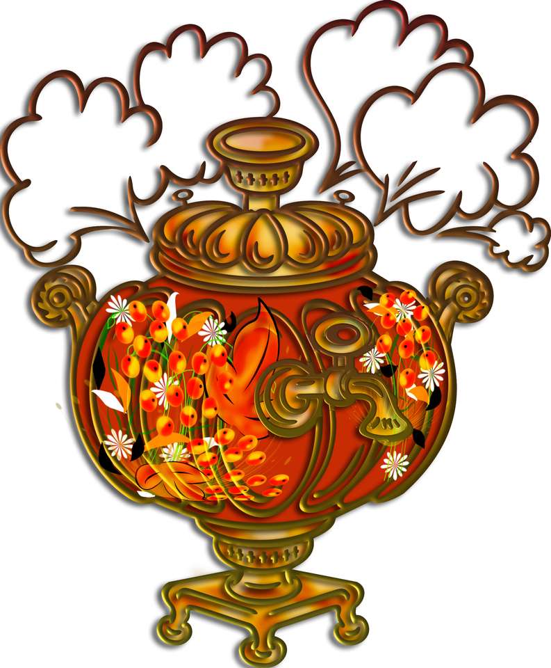 samovar puzzle online from photo
