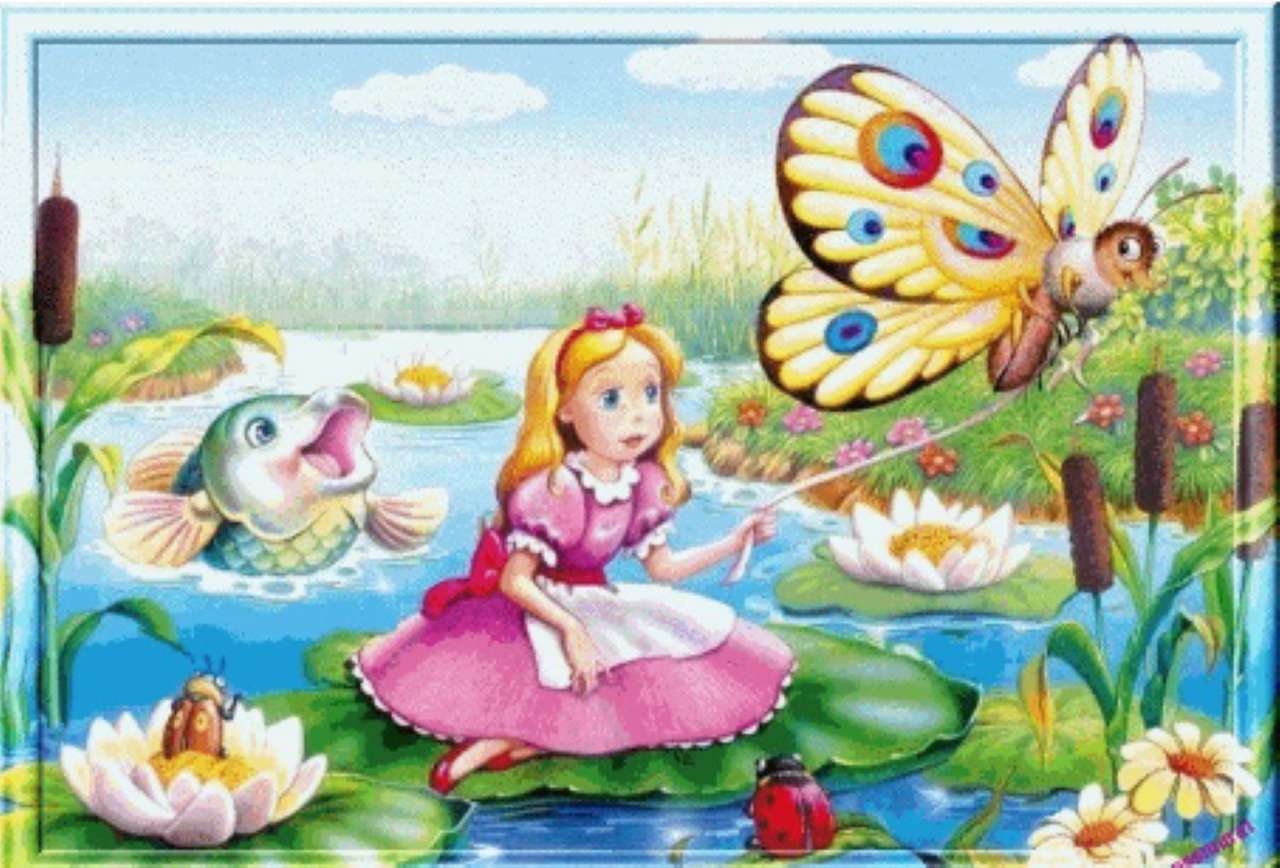1 inch fairy tale puzzle online from photo