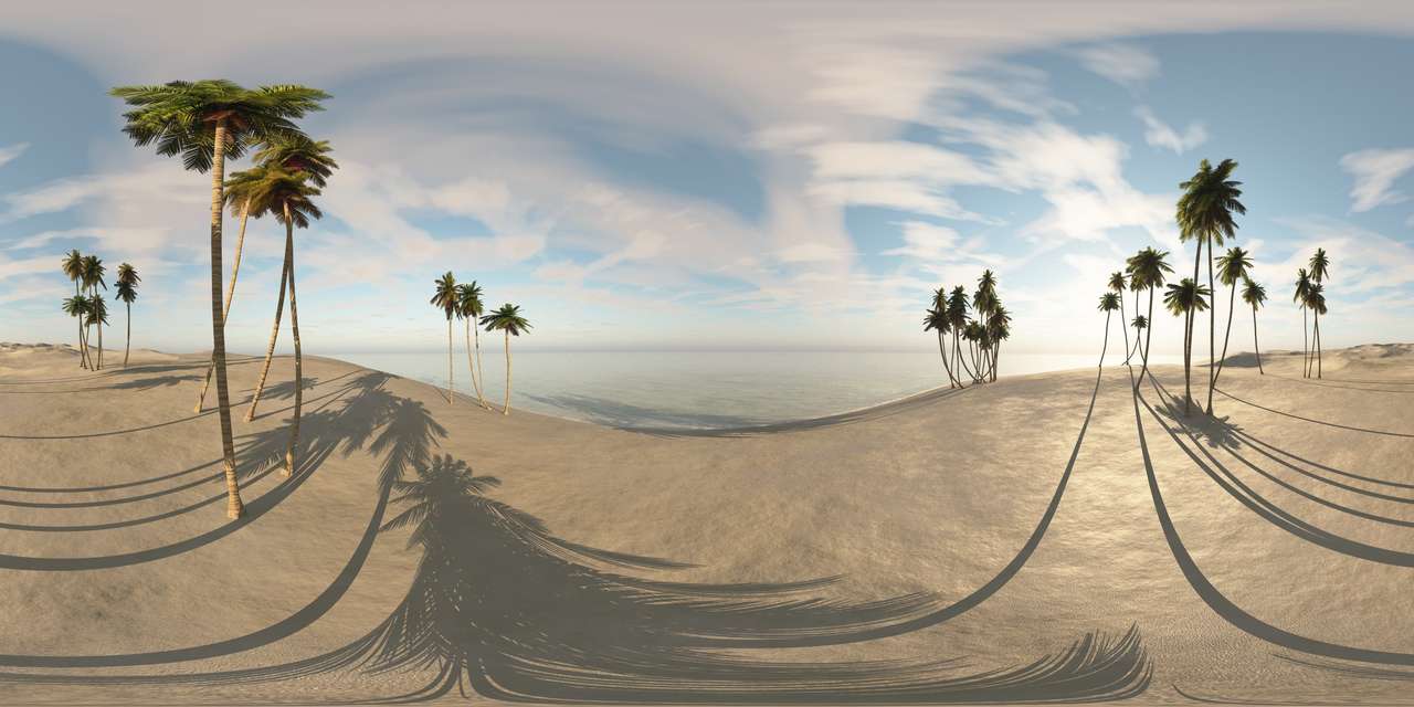 palm tree puzzle online from photo