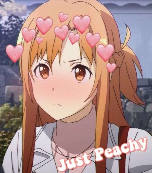 Asuna WaifUwU pussel online från foto