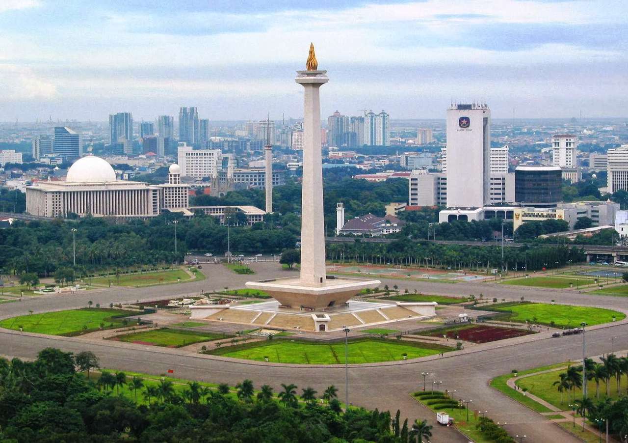 Indonésia_Landmark puzzle online a partir de fotografia