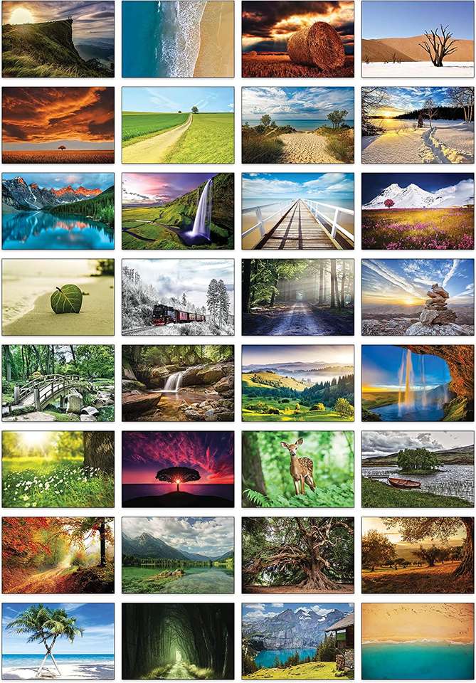 Paysages postaux puzzle en ligne