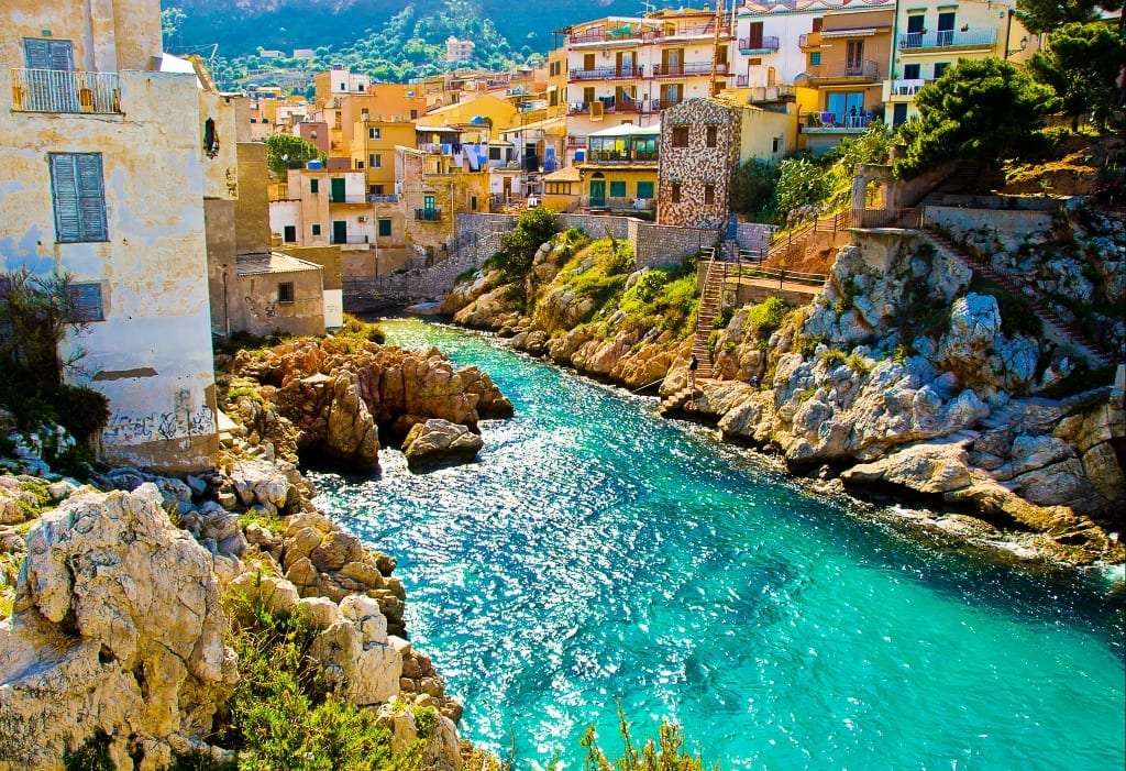Sicilien Italien Skönhet Pussel online