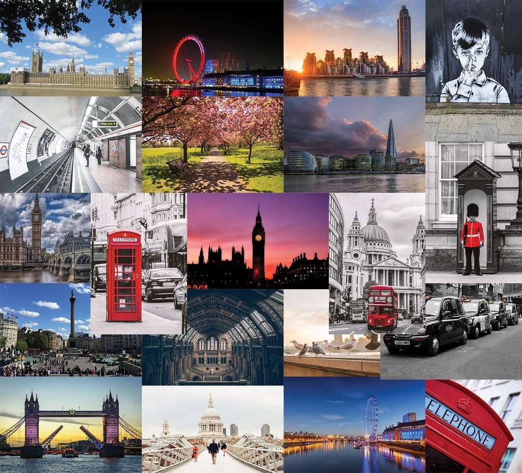 London views puzzle online from photo