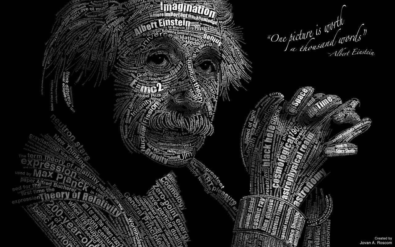 Айнщайн онлайн пъзел от снимка