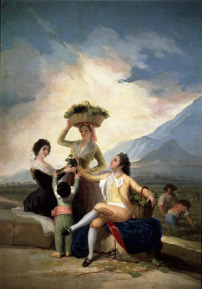 vintage goya puzzle online from photo