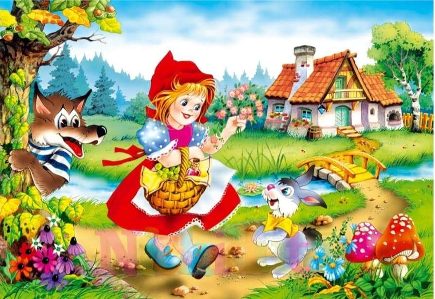 Red Riding Hood puzzle online from photo
