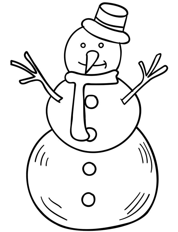 снежен човек! онлайн пъзел от снимка