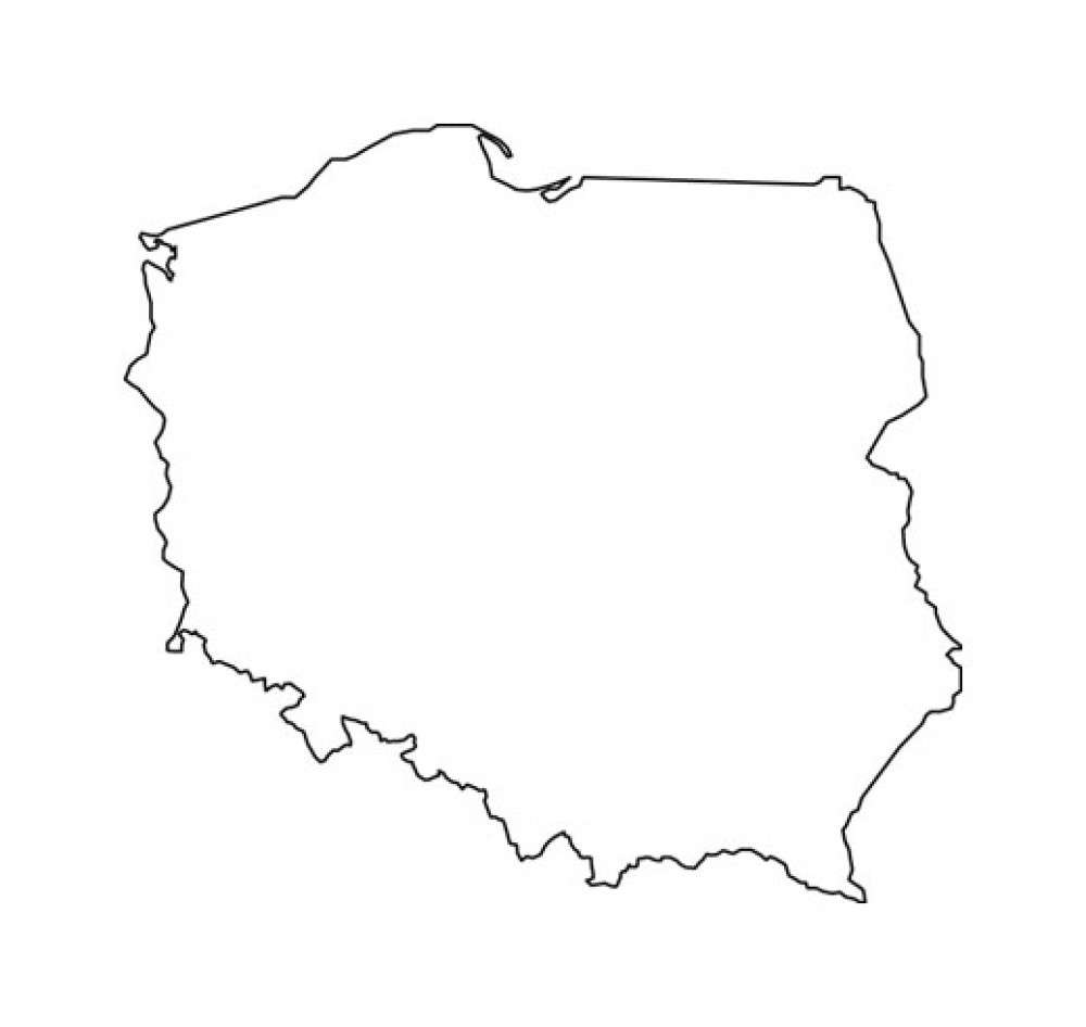 Πολωνικός χάρτης παζλ online από φωτογραφία
