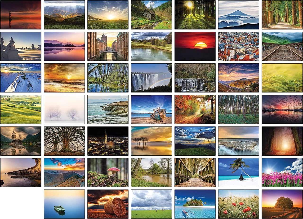 Postage landscapes online puzzle