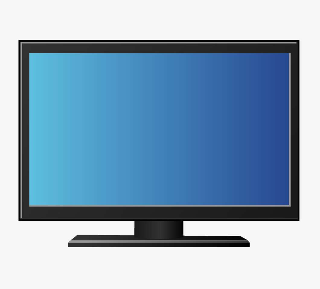 Television puzzle online from photo