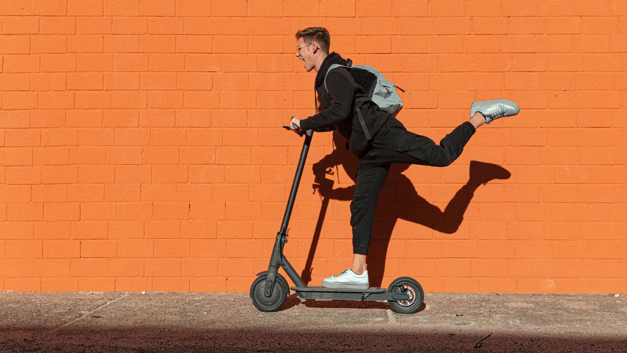 scooter para piedosos puzzle online a partir de fotografia