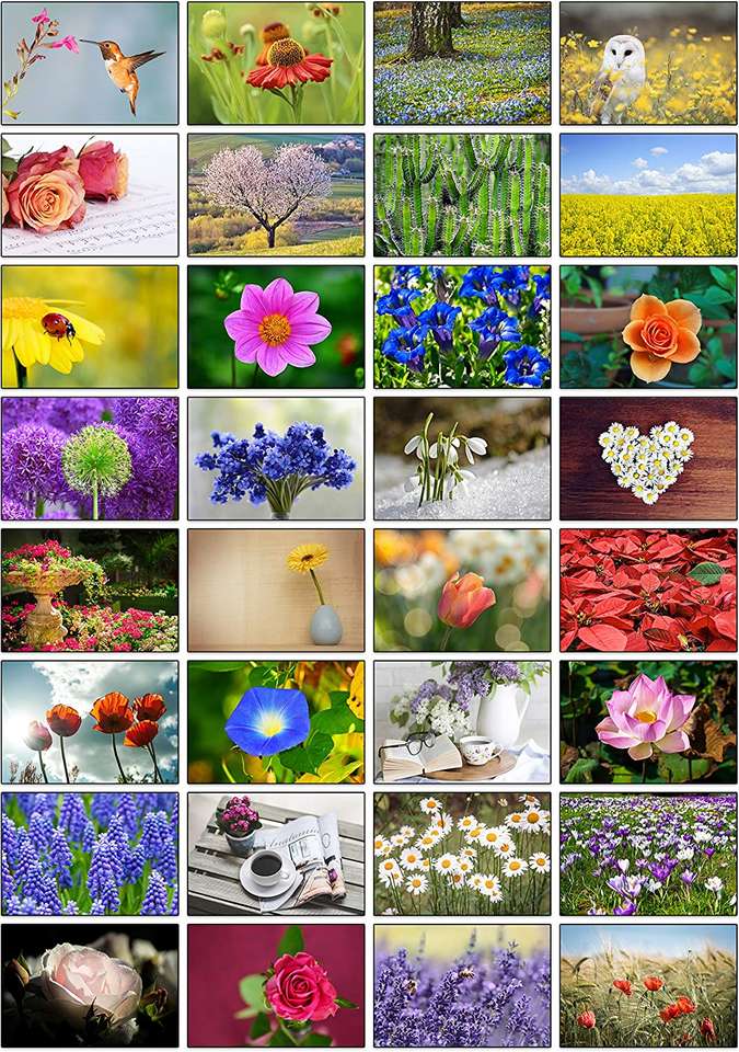 Flower online puzzle