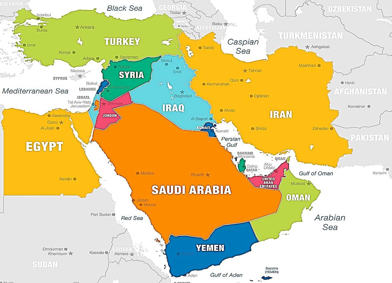 Quebra-cabeça do Oriente Médio puzzle online a partir de fotografia