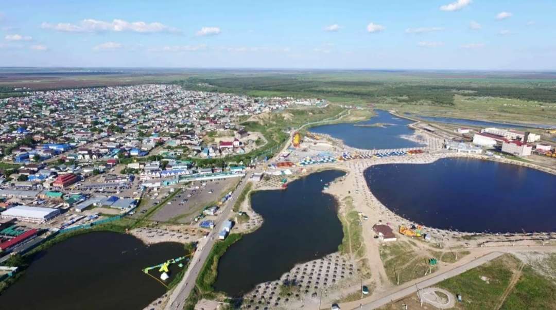 Staden Sol-Iletsk pussel online från foto