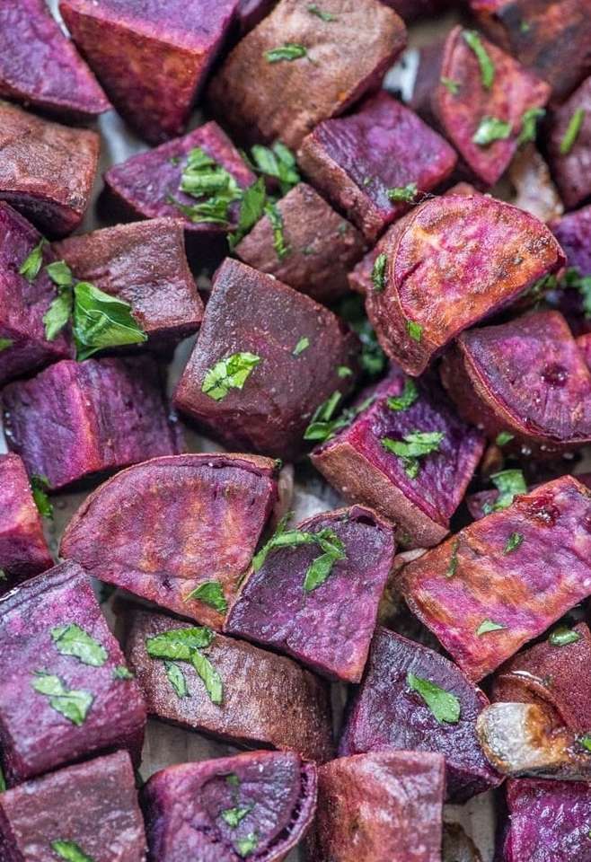 Mâncare violetă puzzle online