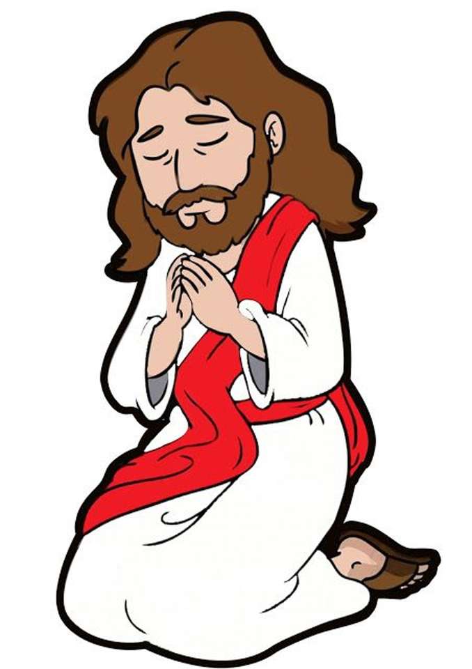 Jesús orando rompecabezas en línea