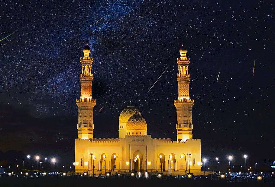 moské i muscat pussel online från foto