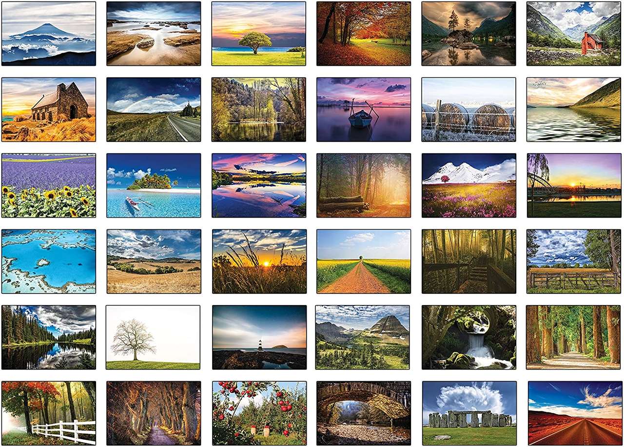 The landscapes are the same but different online puzzle