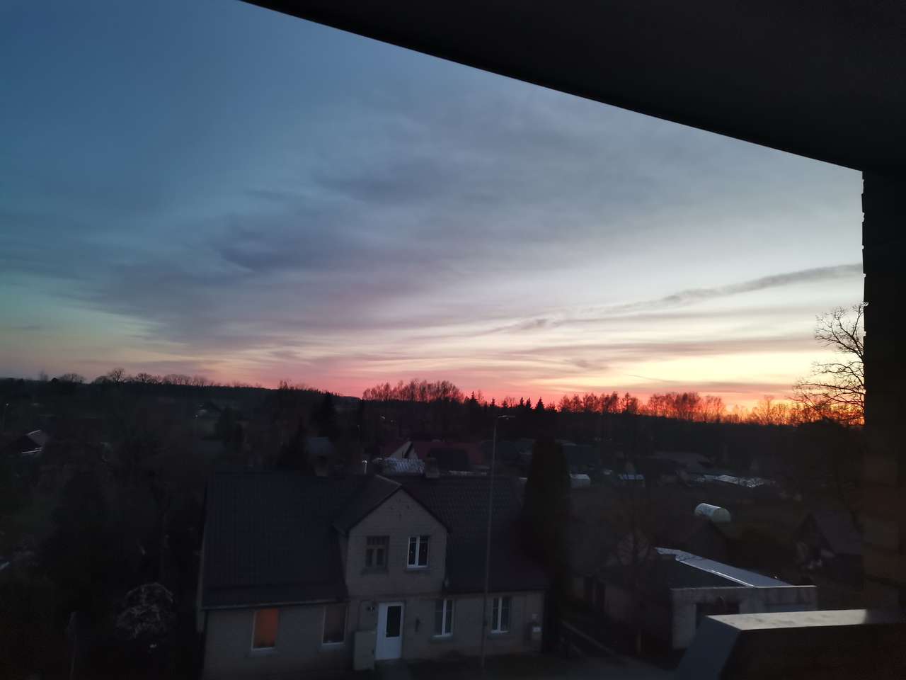 Όμορφο ηλιοβασίλεμα παζλ online από φωτογραφία