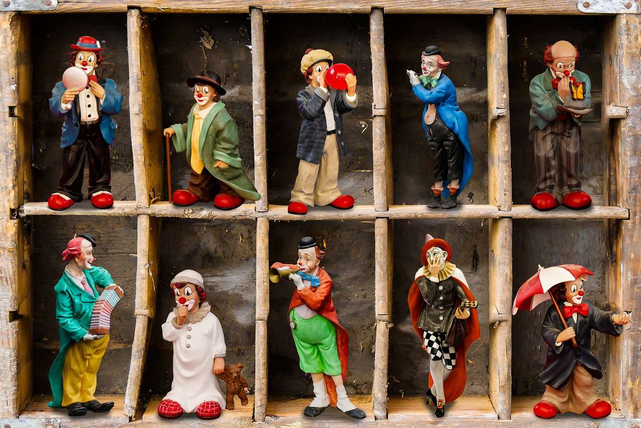 Collection de clowns puzzle en ligne