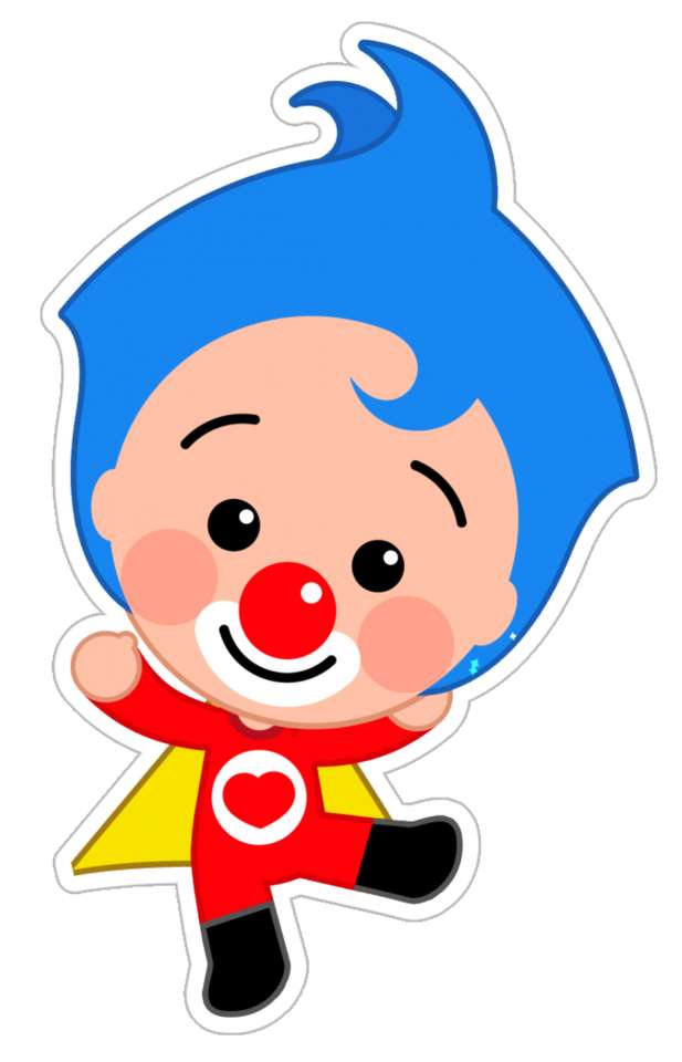plim clown puzzle online from photo