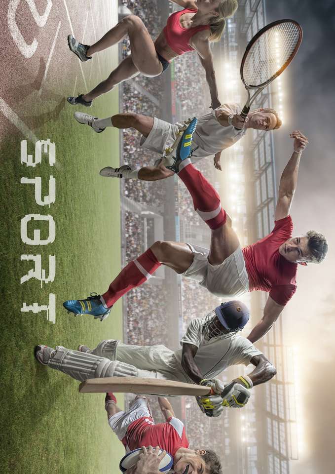 Спортивный плакат пазл онлайн из фото