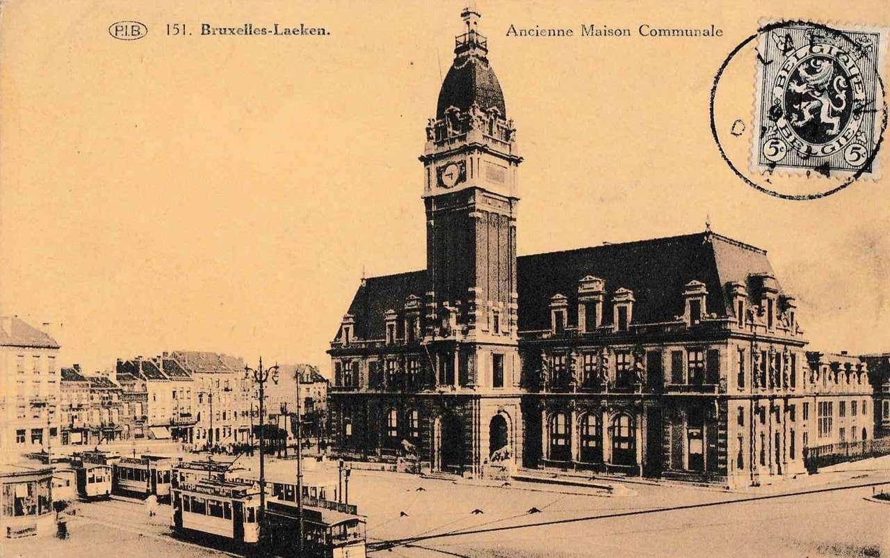 Ancienne maison communale de Laeken онлайн пазл