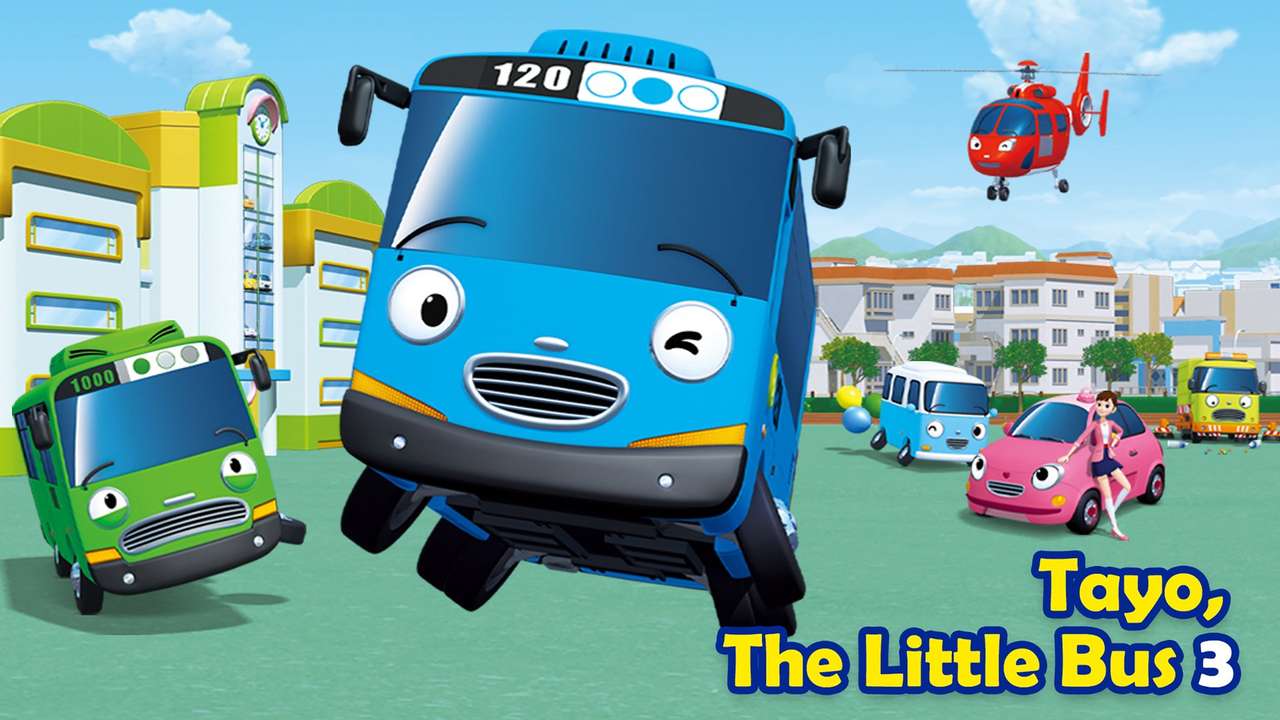 Tayo el pequeño autobus Online-Puzzle