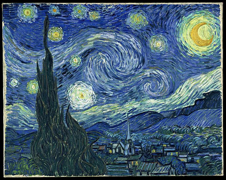 The Starry Night online puzzle