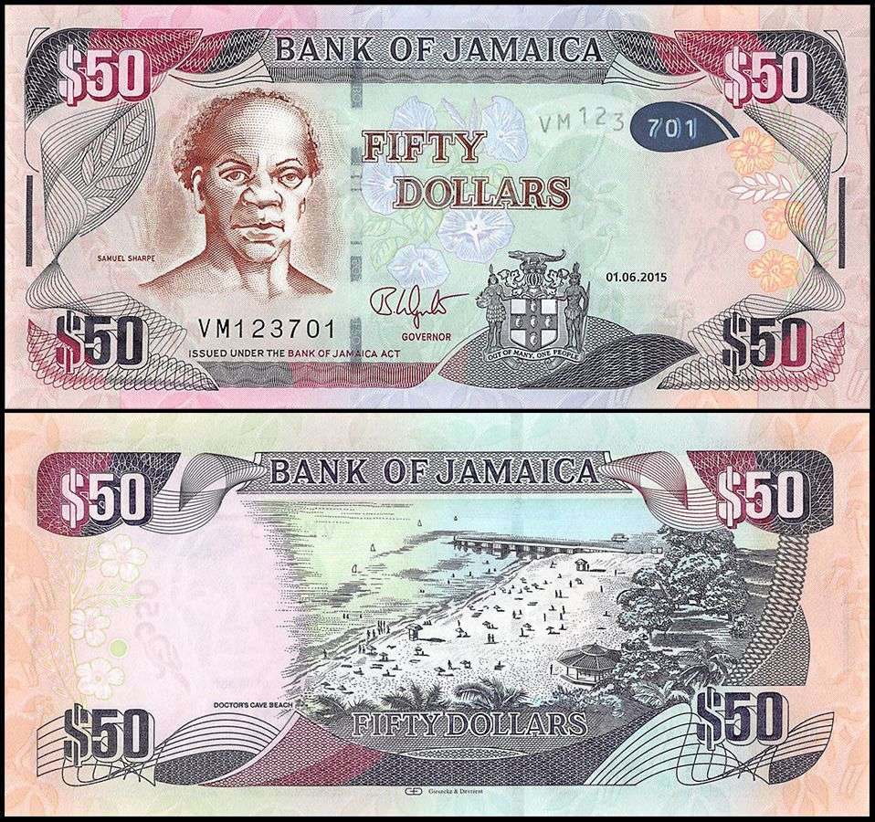 50 dólares jamaicanos puzzle online a partir de fotografia