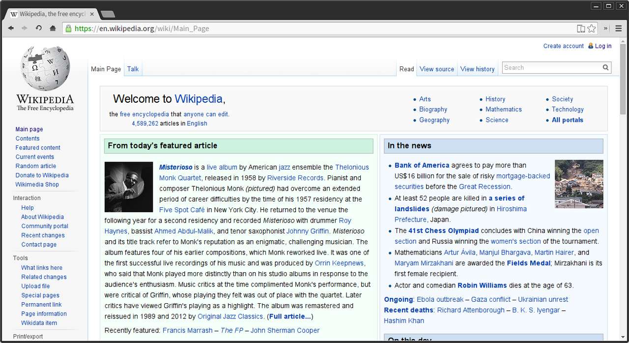 WIKIPEDIA rompecabezas en línea