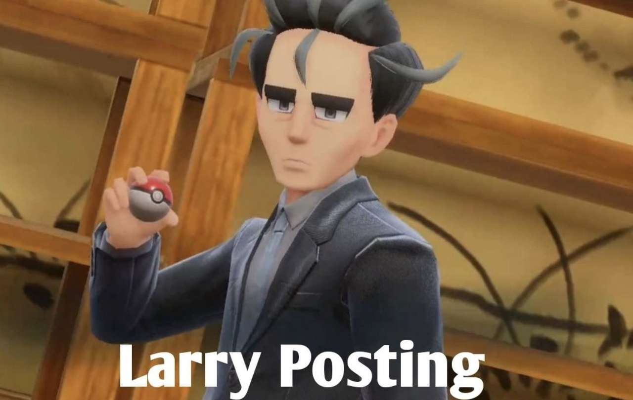 Larry Posting Online-Puzzle vom Foto