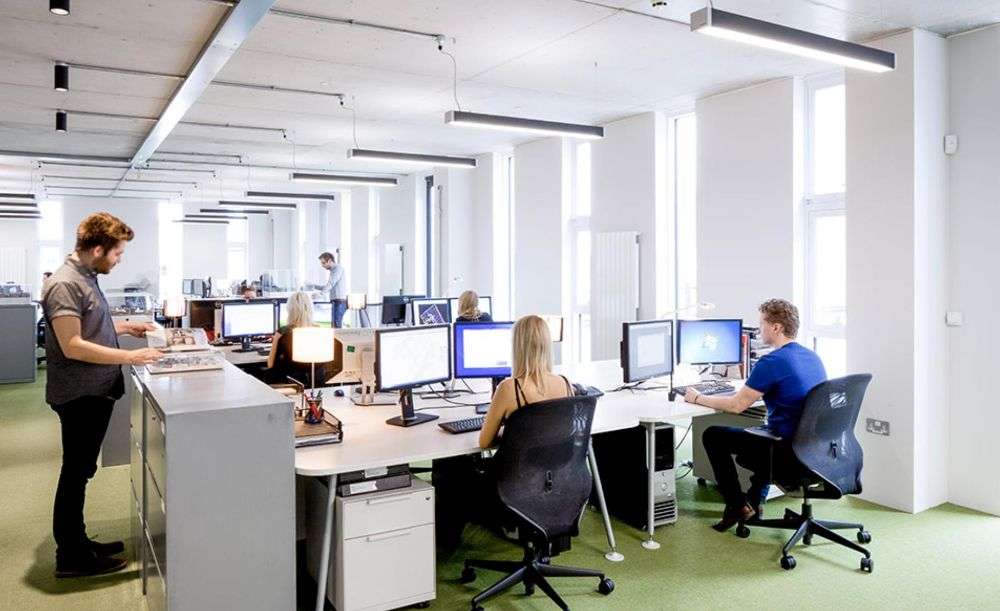 Open Plan Office puzzle online from photo