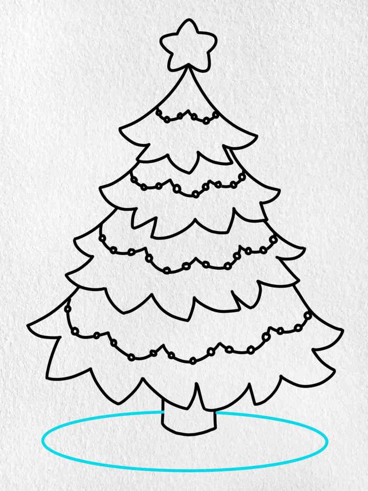 χριστουγεννιάτικο δέντρο online παζλ