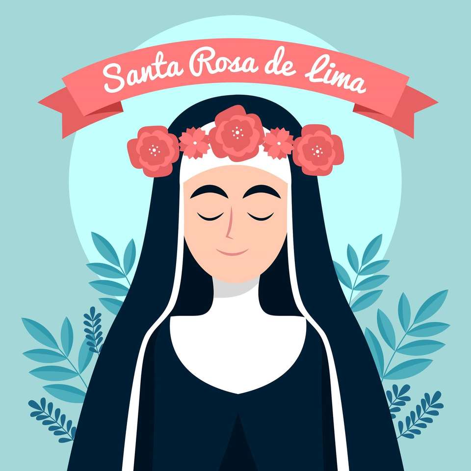 St. Rose von Lima Online-Puzzle