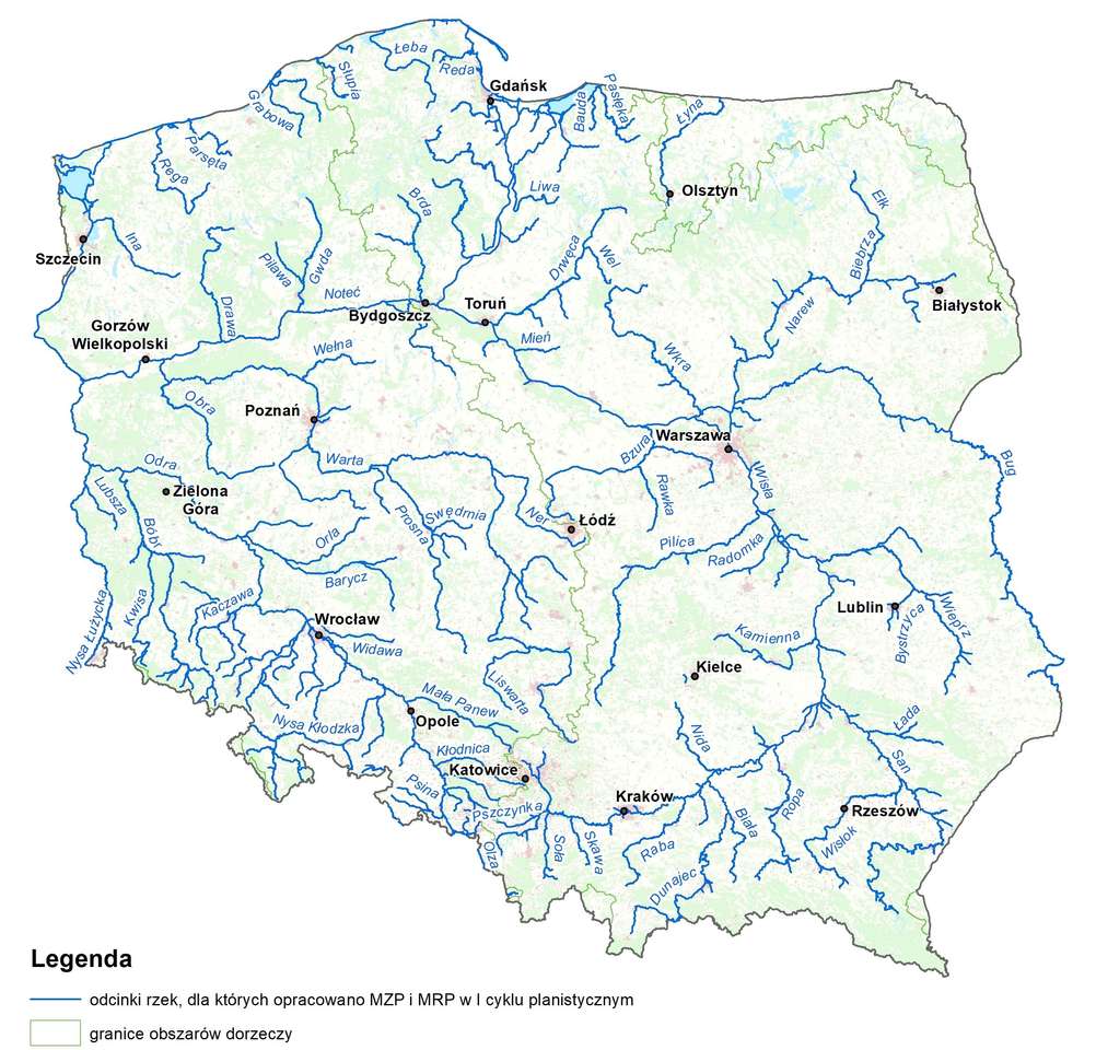Polské vody puzzle online z fotografie