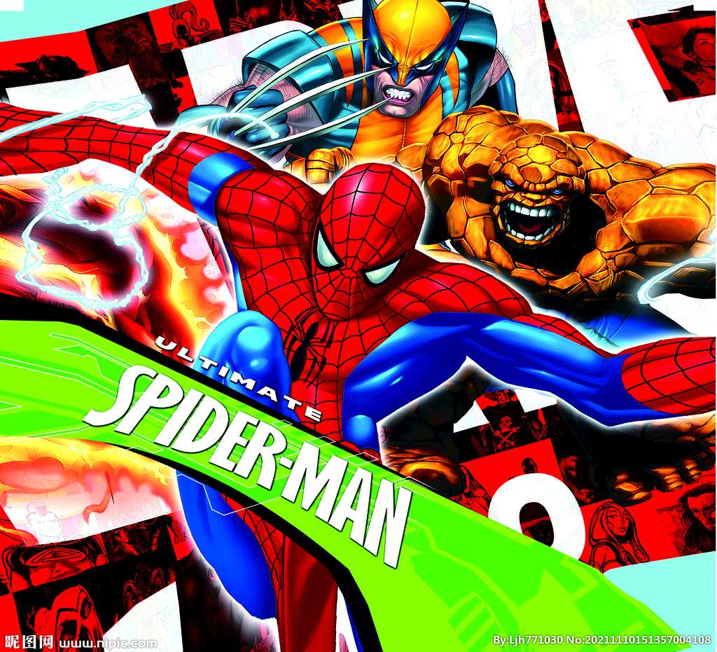 Ultimate Spider-Man puzzle online from photo