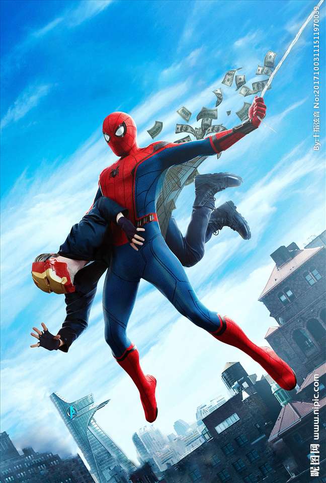 Spider-Man Homecoming puzzle online from photo