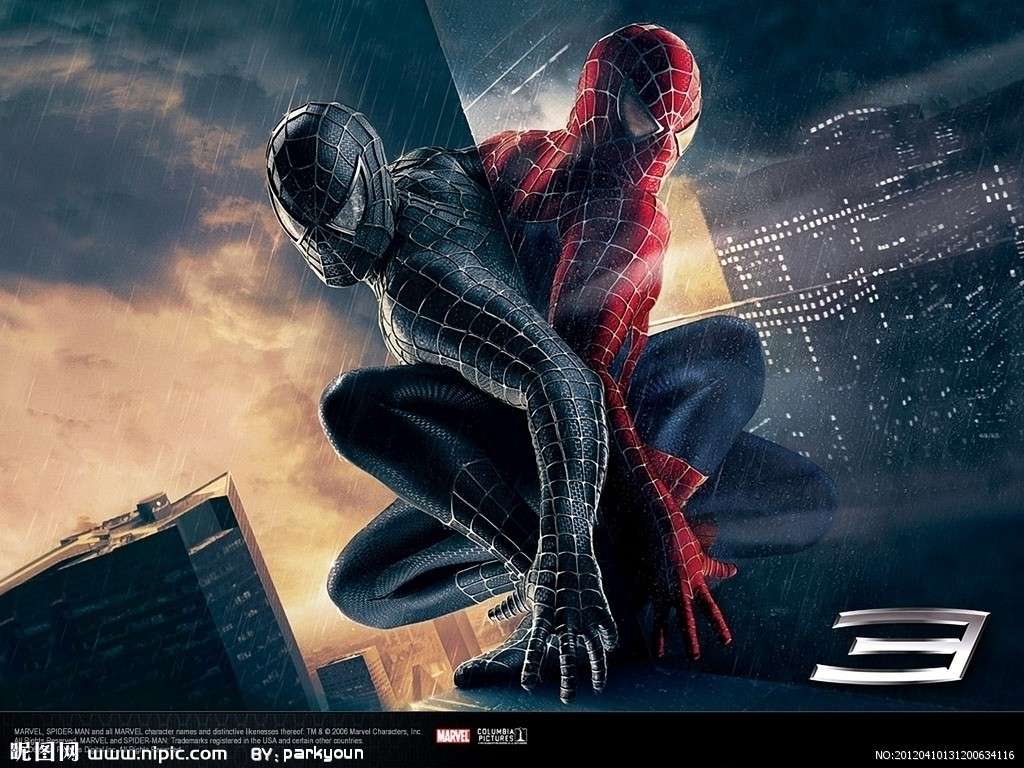Spiderman 3 online puzzle