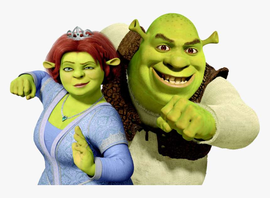 Shrek y Fiona rompecabezas en línea