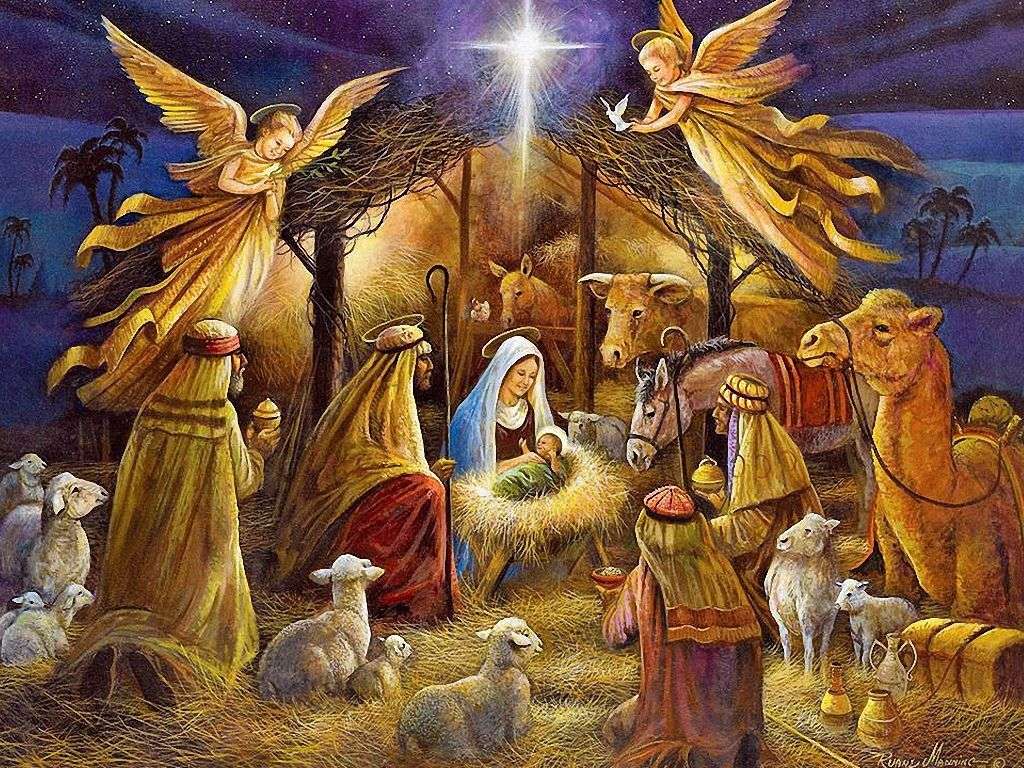 Nativity Scene puzzle online from photo