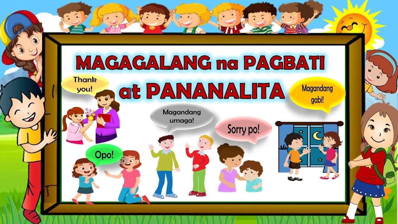 Magagalang na Pananalita puzzle online a partir de foto