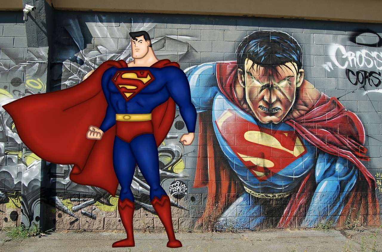 Superman, das ist er für Puzzle Online-Puzzle